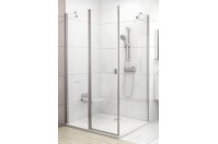 Chrome - Cabina dus 100x120 Crom/Transp